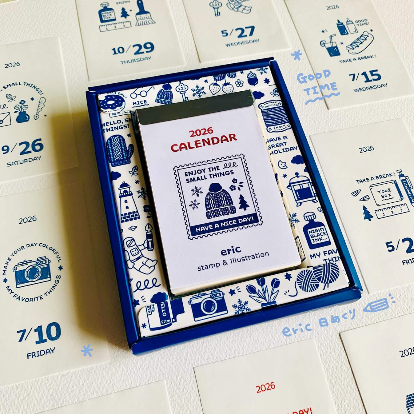 Eric x Shinnippon 2026 Daily Calendar