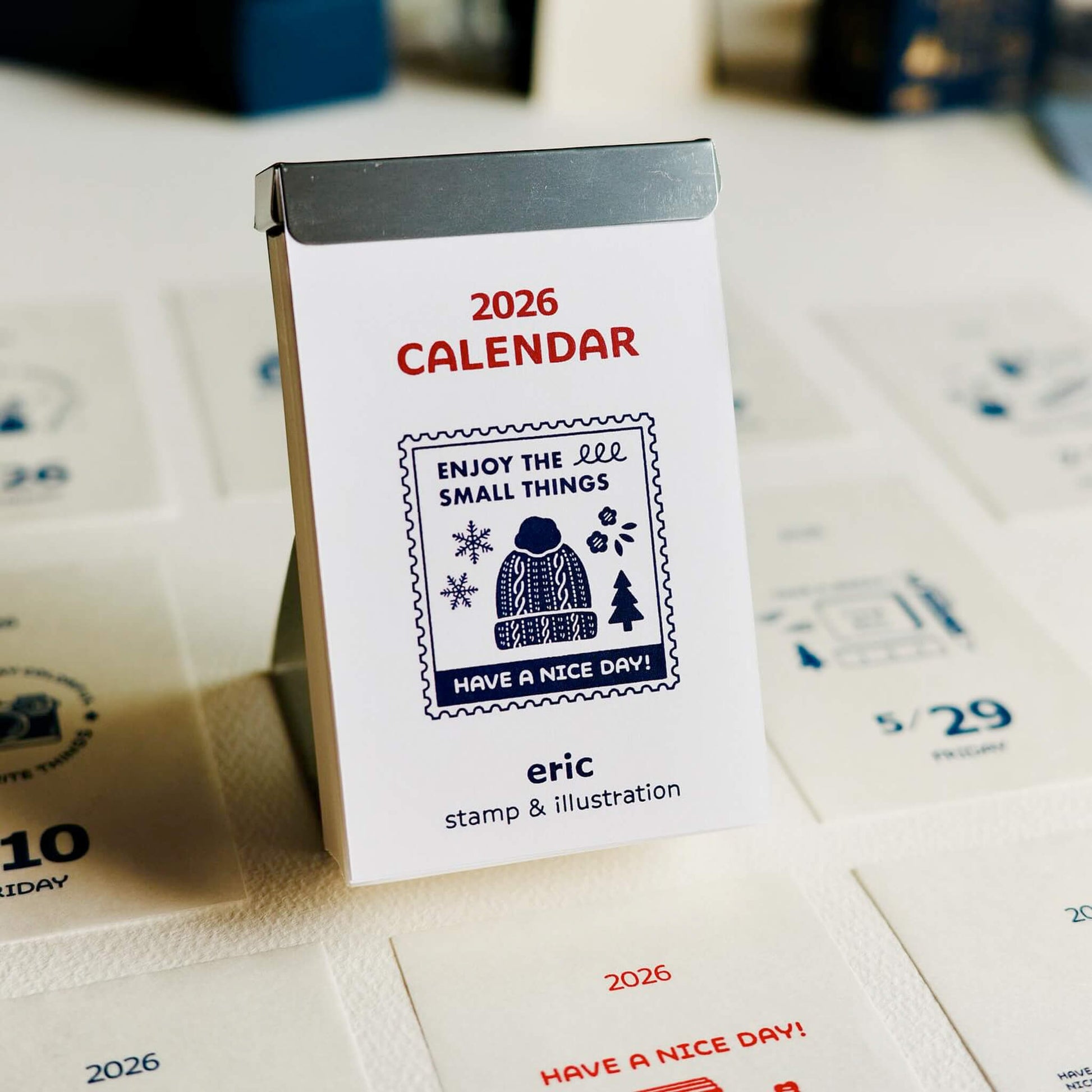 [PRE - ORDER] Eric Small Things × Shinnippon Calendar 2026 Daily Calendar - 2026 Calendars