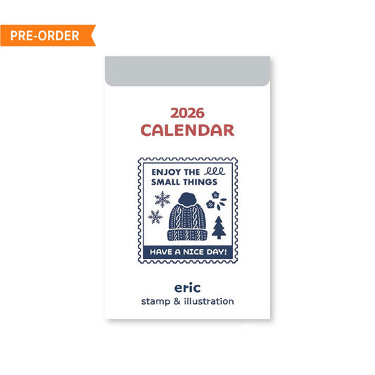 [PRE - ORDER] Eric Small Things × Shinnippon Calendar 2026 Daily Calendar - 2026 Calendars