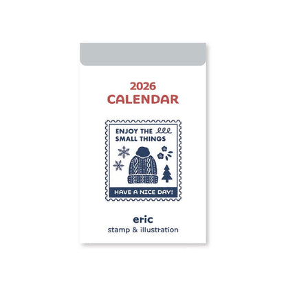 [PRE - ORDER] Eric Small Things × Shinnippon Calendar 2026 Daily Calendar - 2026 Calendars