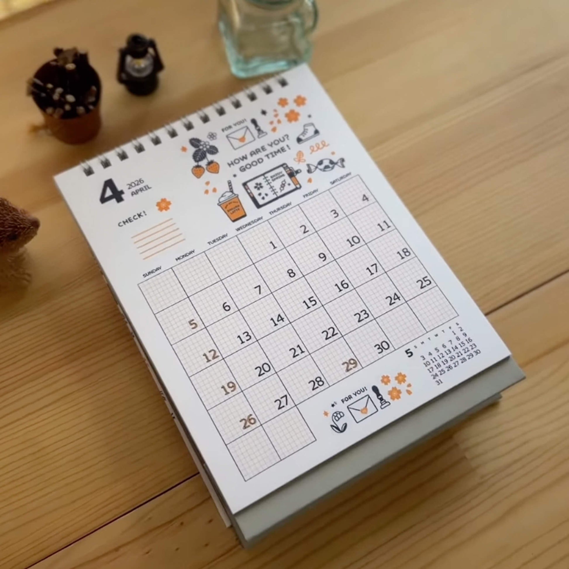 [PRE - ORDER] Eric Small Things × Shinnippon Calendar 2026 Desktop Calendar - 2026 Calendars