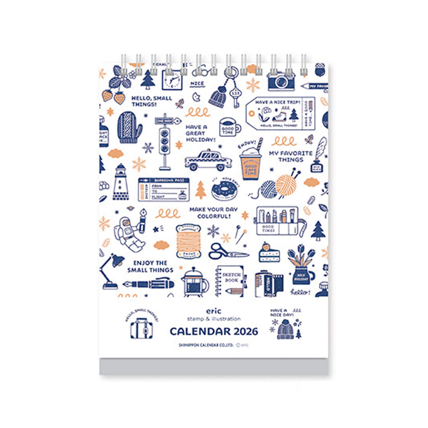 [PRE - ORDER] Eric Small Things × Shinnippon Calendar 2026 Desktop Calendar - 2026 Calendars