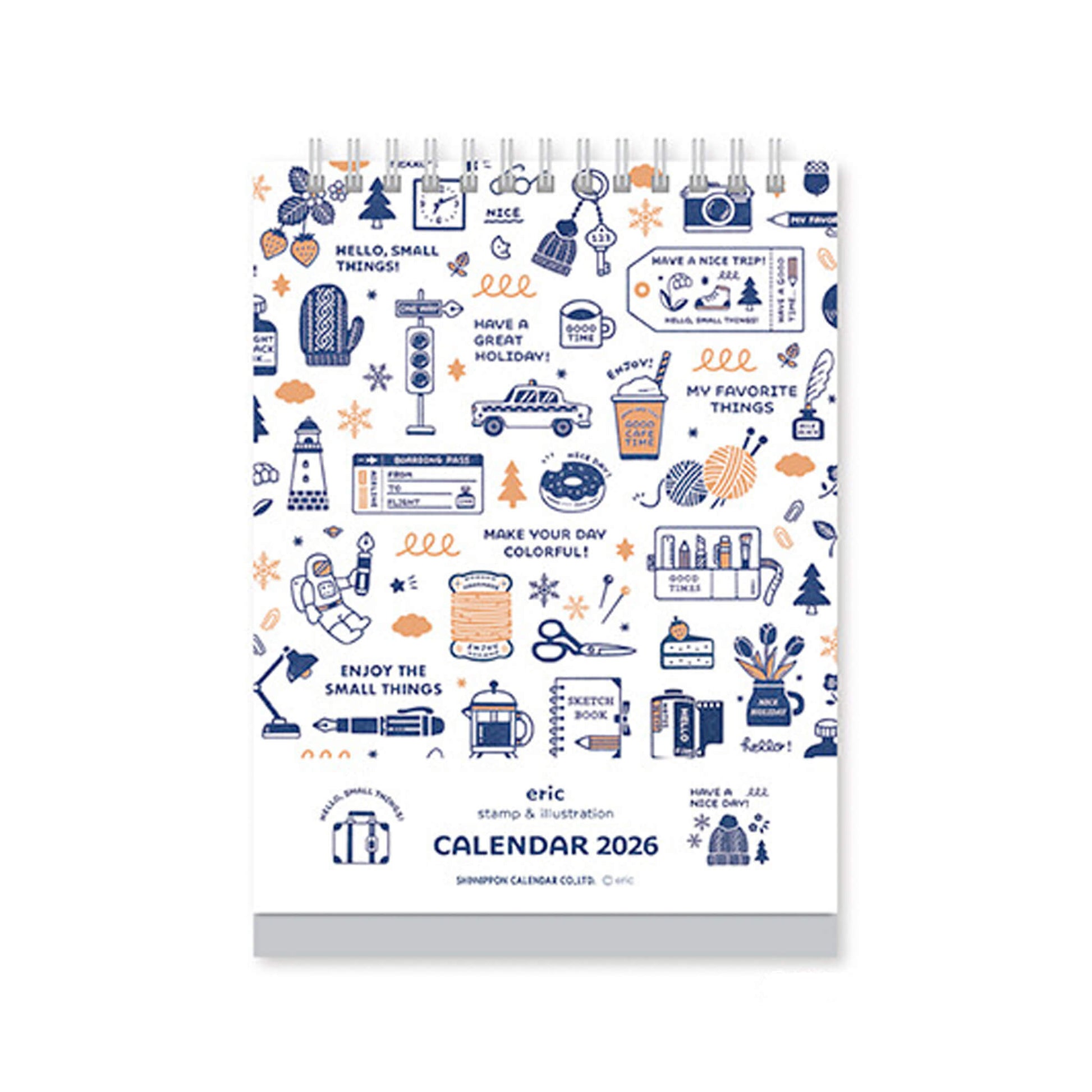 [PRE - ORDER] Eric Small Things × Shinnippon Calendar 2026 Desktop Calendar - 2026 Calendars