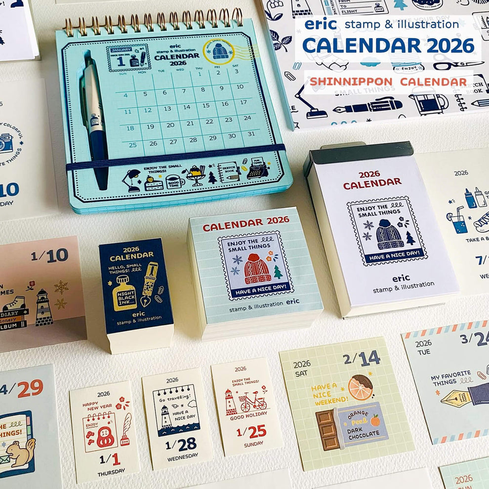 Eric x Shinnippon 2026 Scribble Calendar