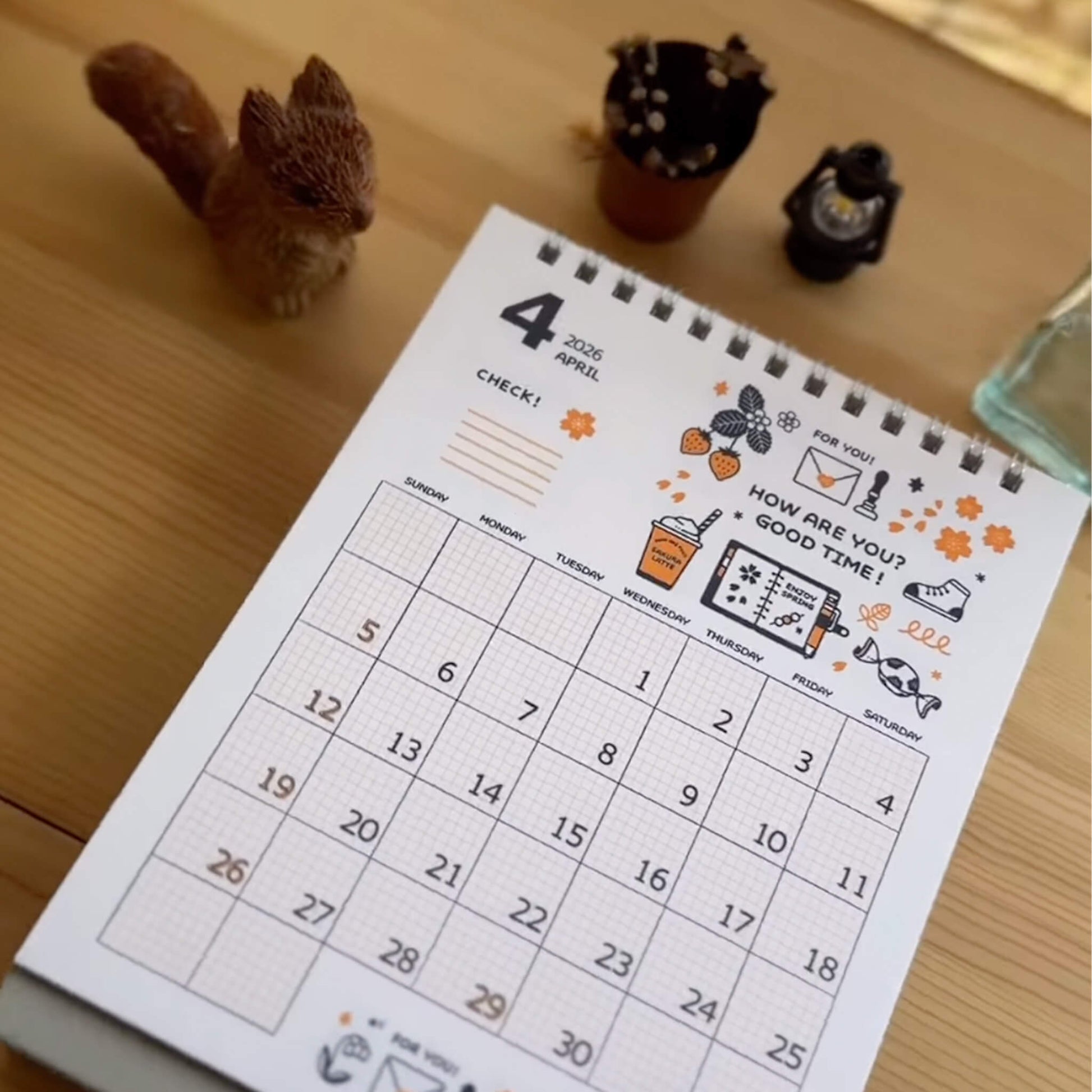 [PRE - ORDER] Eric Small Things × Shinnippon Calendar 2026 Desktop Calendar - 2026 Calendars