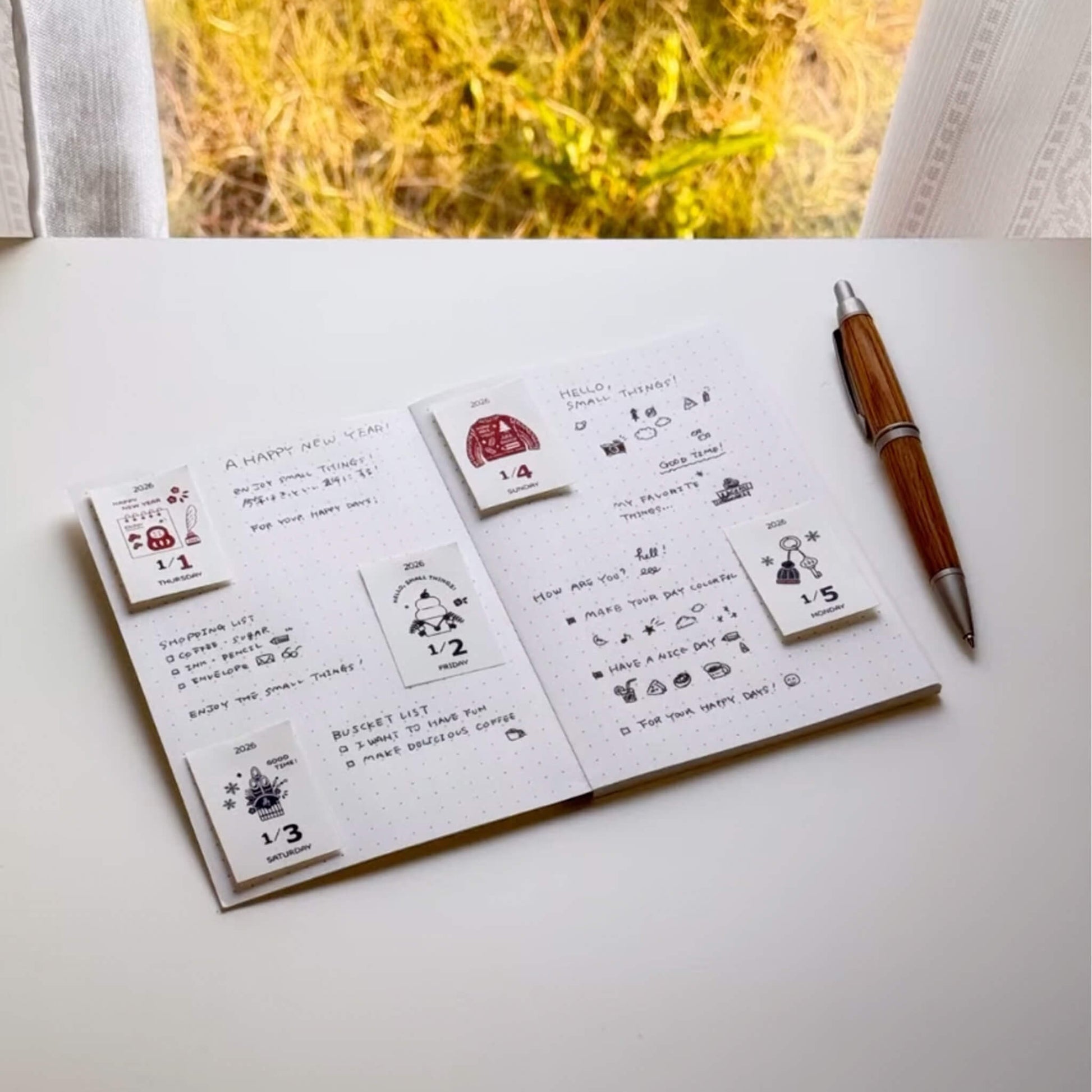 [PRE - ORDER] Eric Small Things × Shinnippon Calendar 2026 Mini Mini Daily Calendar - 2026 Calendars