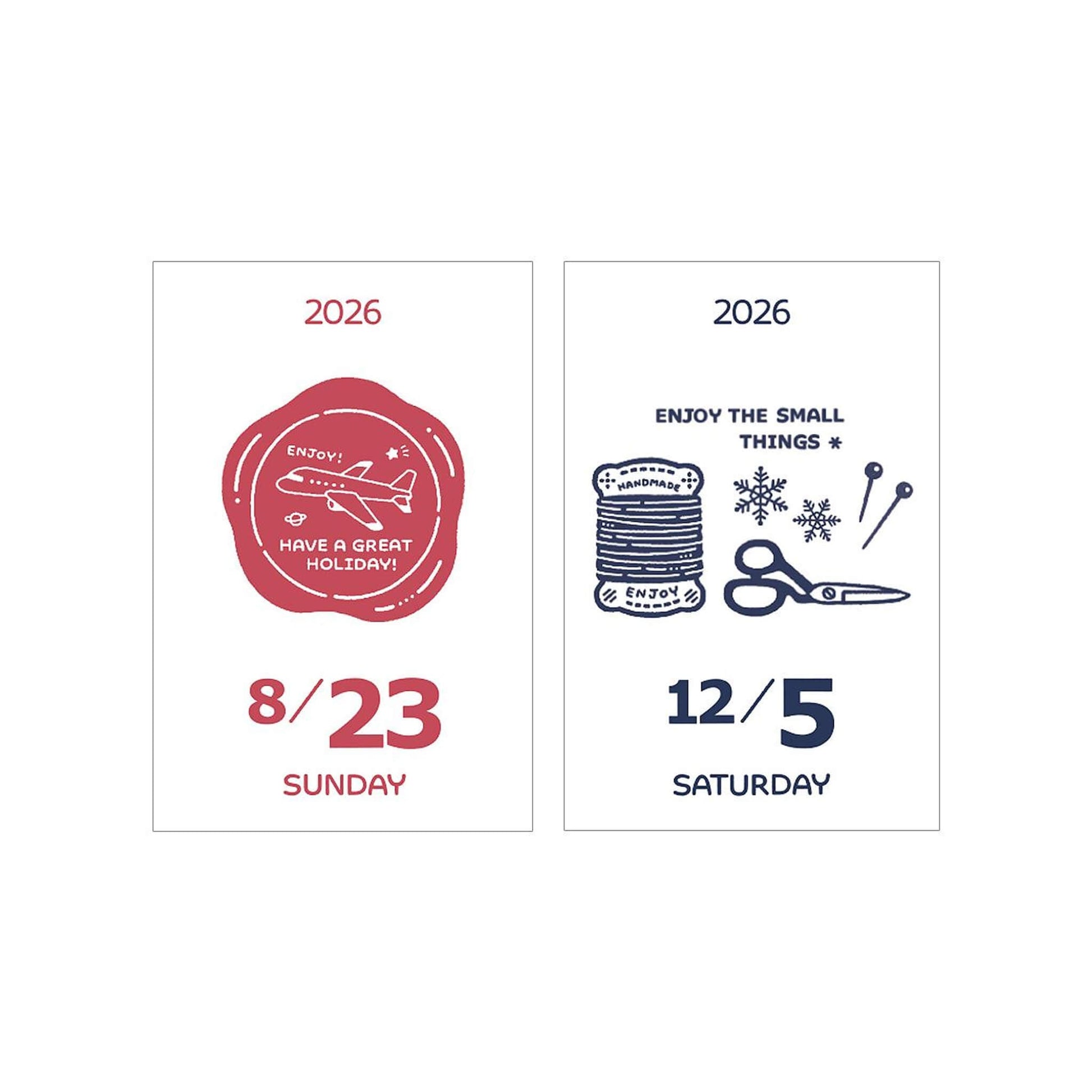 [PRE - ORDER] Eric Small Things × Shinnippon Calendar 2026 Mini Mini Daily Calendar - 2026 Calendars