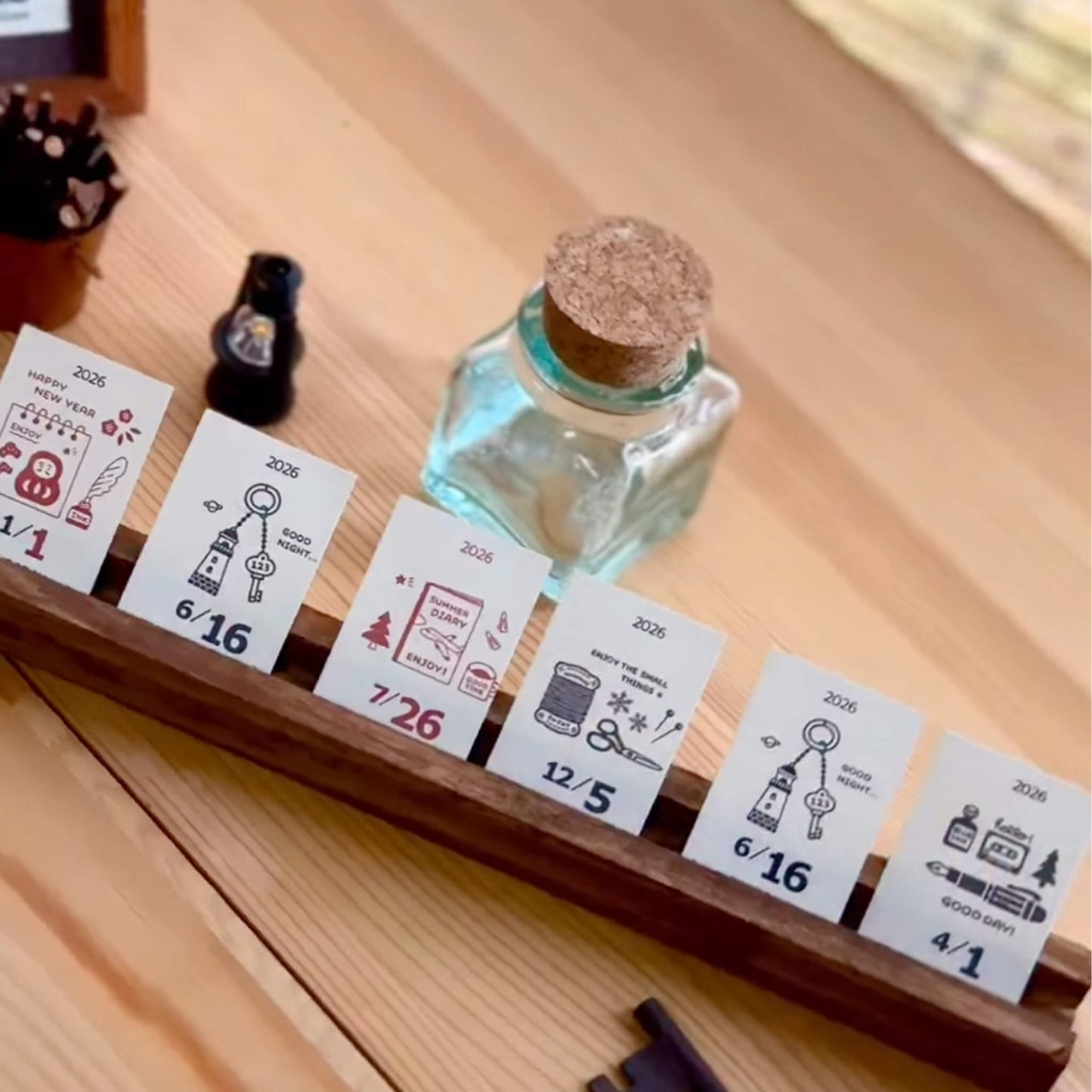 [PRE - ORDER] Eric Small Things × Shinnippon Calendar 2026 Mini Mini Daily Calendar - 2026 Calendars