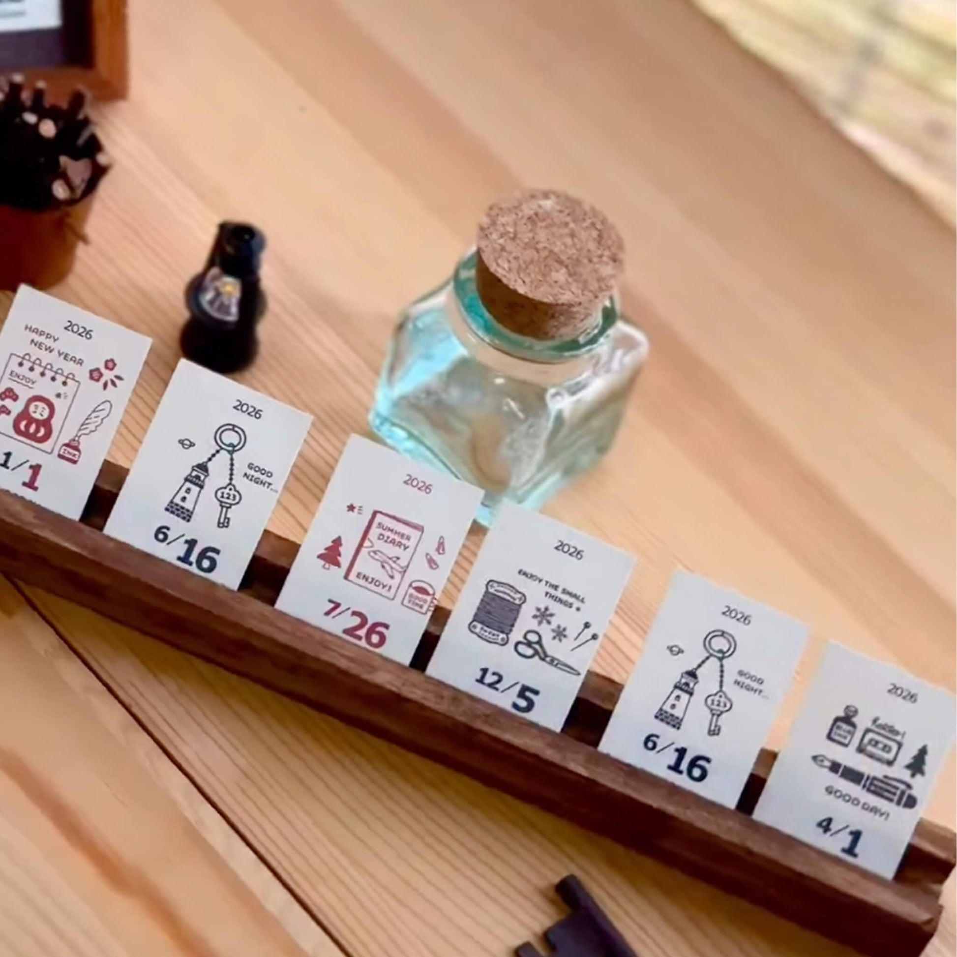 [PRE - ORDER] Eric Small Things × Shinnippon Calendar 2026 Mini Mini Daily Calendar - 2026 Calendars