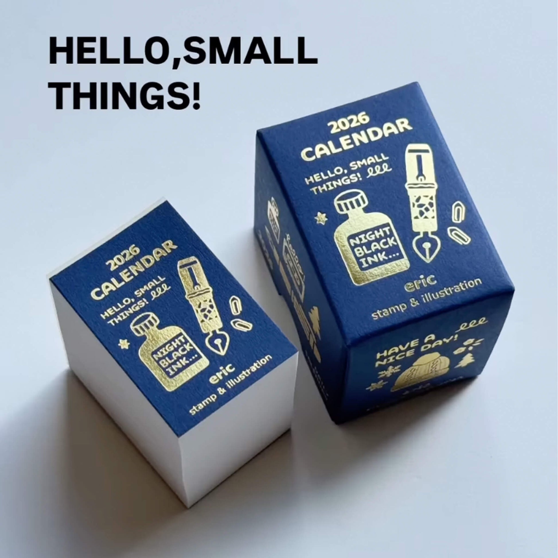 [PRE - ORDER] Eric Small Things × Shinnippon Calendar 2026 Mini Mini Daily Calendar - 2026 Calendars