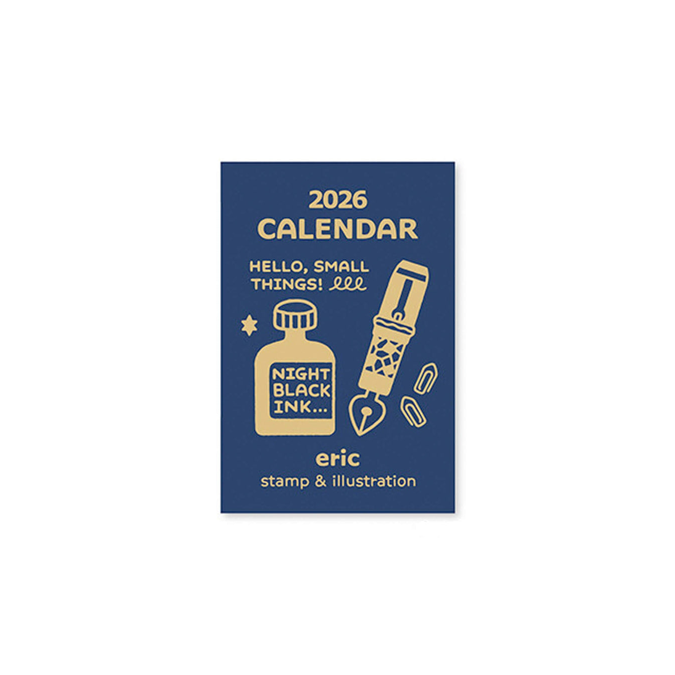 Eric x Shinnippon 2026 Mini Daily Calendar