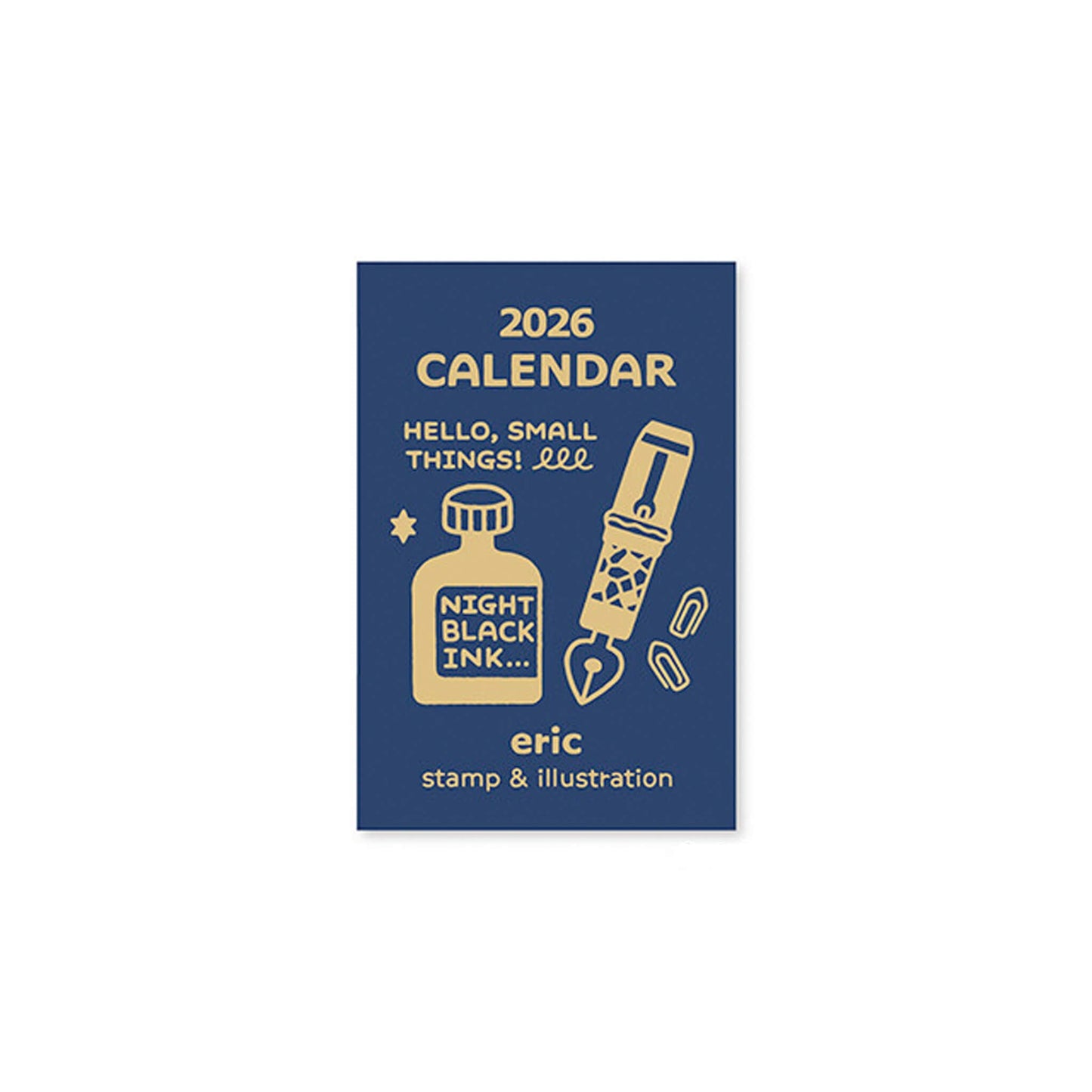 [PRE - ORDER] Eric Small Things × Shinnippon Calendar 2026 Mini Mini Daily Calendar - 2026 Calendars