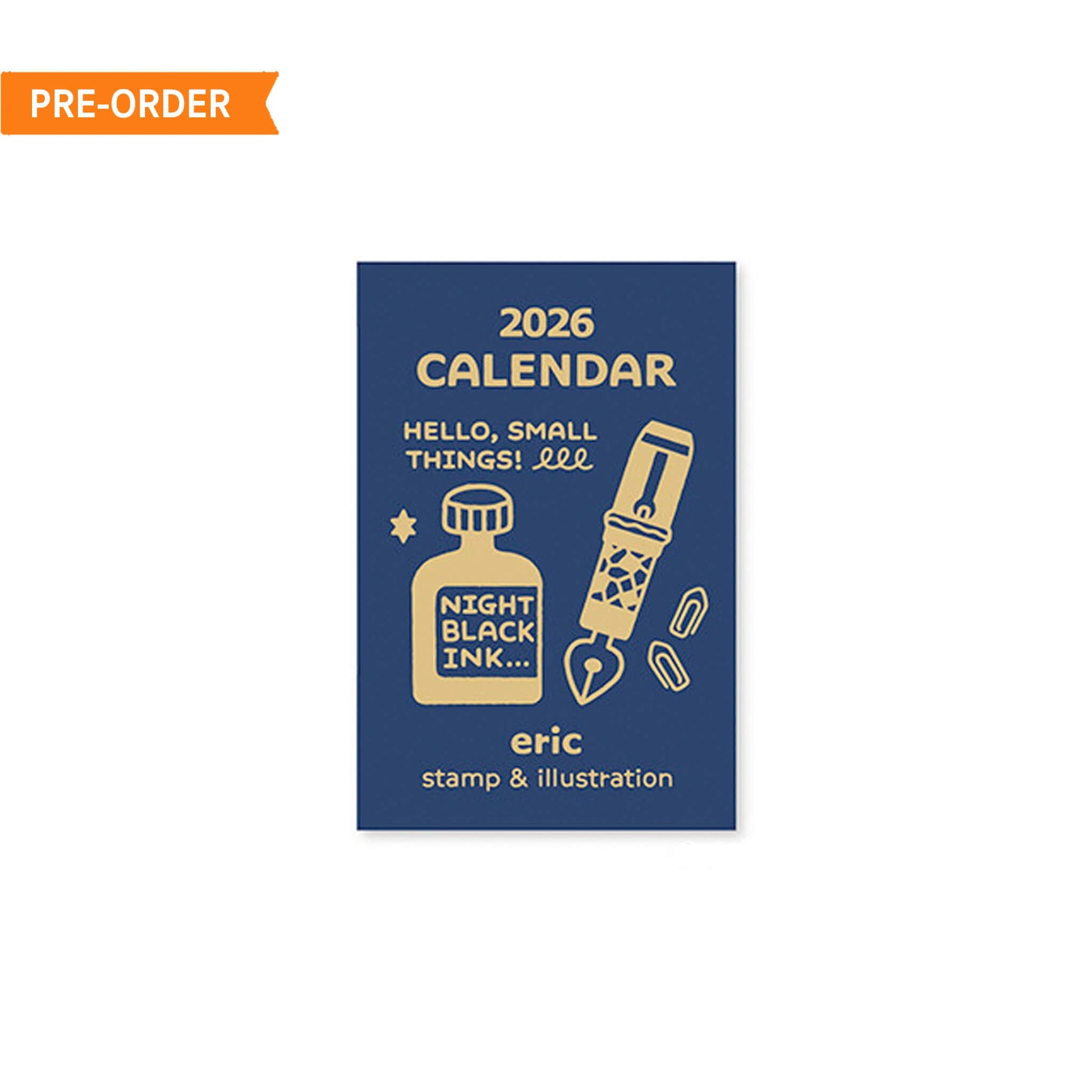 [PRE - ORDER] Eric Small Things × Shinnippon Calendar 2026 Mini Mini Daily Calendar - 2026 Calendars