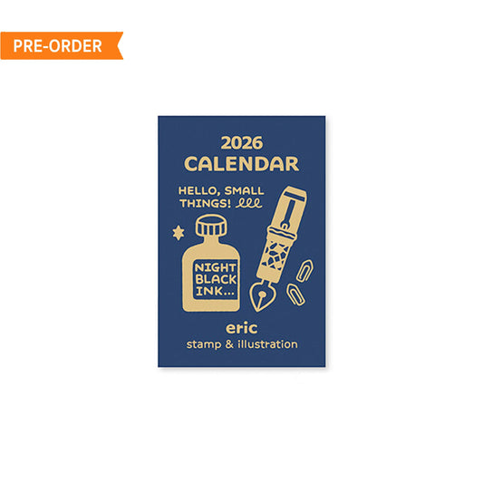 [PRE - ORDER] Eric Small Things × Shinnippon Calendar 2026 Mini Mini Daily Calendar - 2026 Calendars