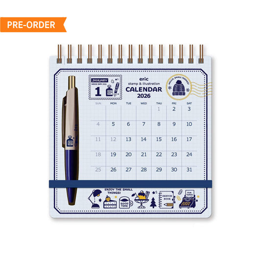 [PRE - ORDER] Eric Small Things × Shinnippon Calendar 2026 Scribble Calendar - 2026 Calendars