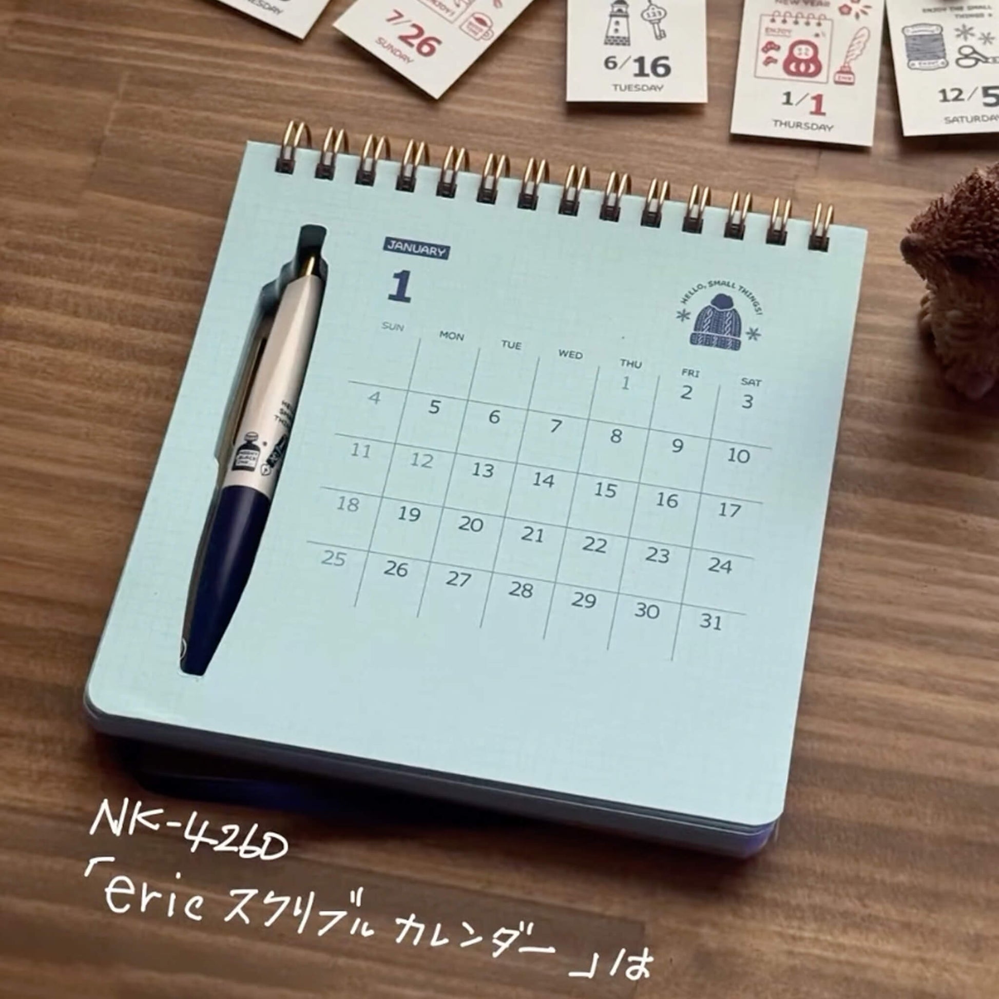 [PRE - ORDER] Eric Small Things × Shinnippon Calendar 2026 Scribble Calendar - 2026 Calendars