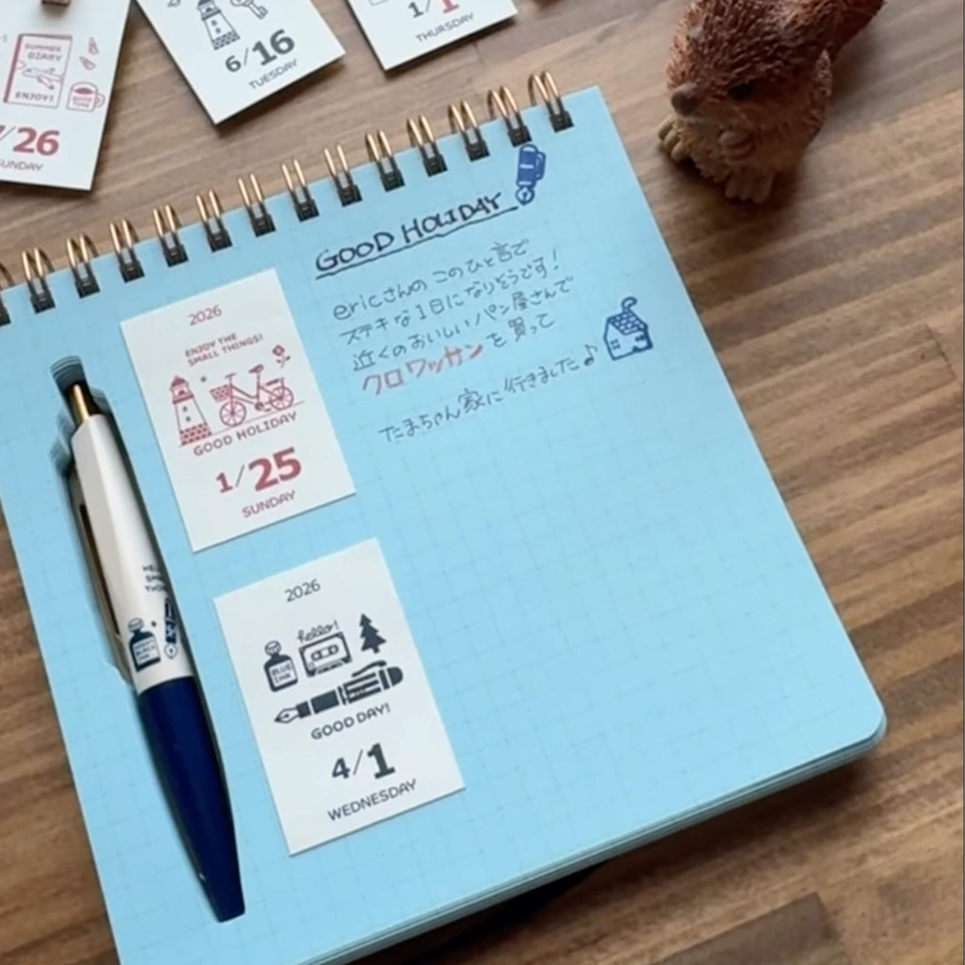 [PRE - ORDER] Eric Small Things × Shinnippon Calendar 2026 Scribble Calendar - 2026 Calendars