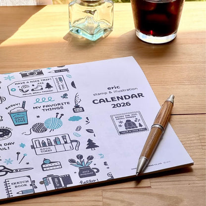 [PRE - ORDER] Eric Small Things × Shinnippon Calendar 2026 Wall Calendar - 2026 Calendars
