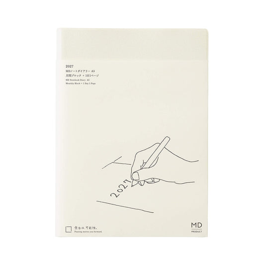 [PRE-ORDER] MD Notebook Diary 1 Day 1 Page 2027 - A5 - 2027 Dairies & Planners