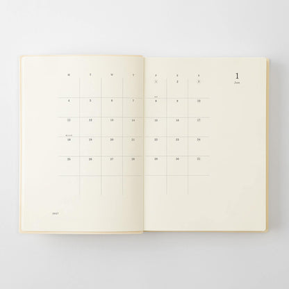 [PRE-ORDER] MD Notebook Diary 1 Day 1 Page 2027 - A5 - 2027 Dairies & Planners