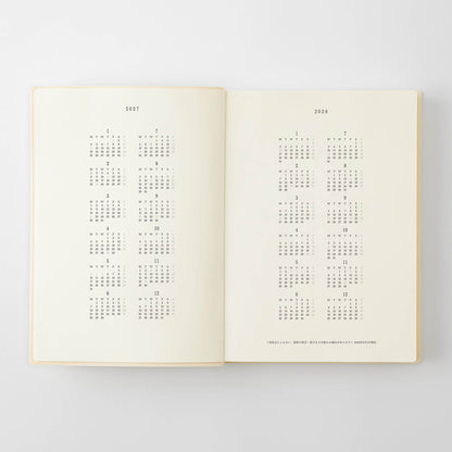 [PRE-ORDER] MD Notebook Diary 1 Day 1 Page 2027 - A5 - 2027 Dairies & Planners