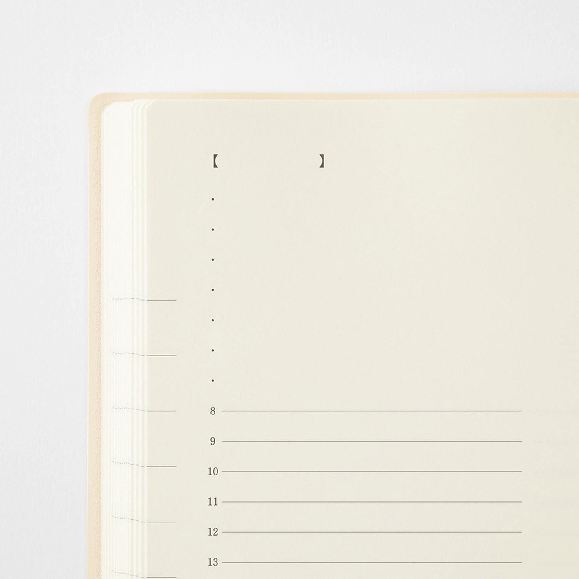 [PRE-ORDER] MD Notebook Diary 1 Day 1 Page 2027 - A5 - 2027 Dairies & Planners