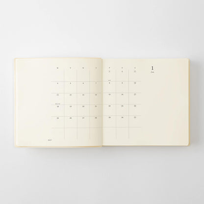 [PRE-ORDER] MD Notebook Diary 1 Day 1 Page 2027 - A5 Square - 2027 Dairies & Planners