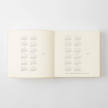 [PRE-ORDER] MD Notebook Diary 1 Day 1 Page 2027 - A5 Square - 2027 Dairies & Planners