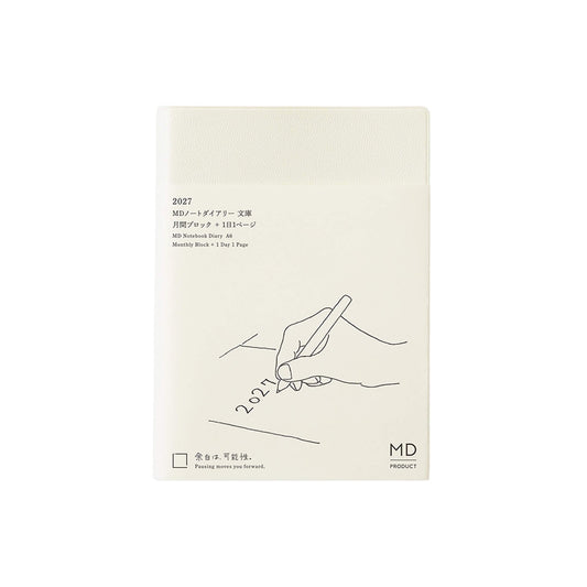[PRE-ORDER] MD Notebook Diary 1 Day 1 Page 2027 - A6 - 2027 Dairies & Planners