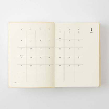 [PRE-ORDER] MD Notebook Diary 1 Day 1 Page 2027 - A6 - 2027 Dairies & Planners