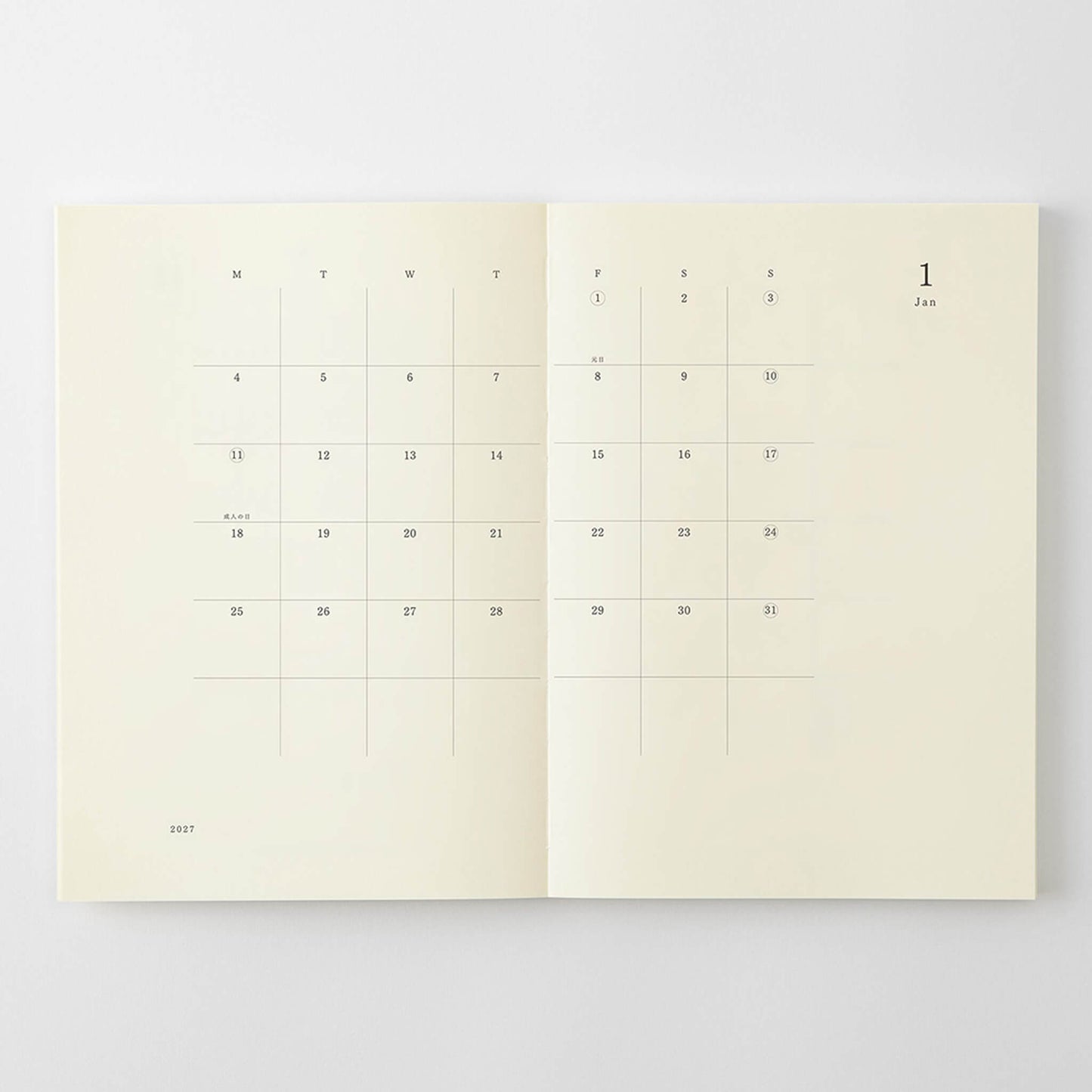 [PRE-ORDER] MD Notebook Diary 2027 - A5 - 2027 Dairies & Planners