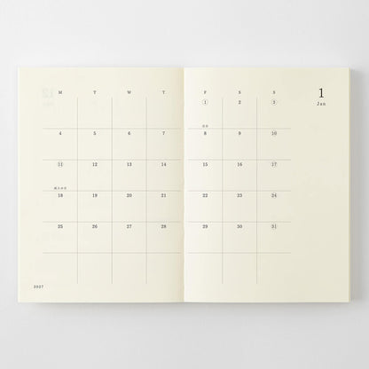 [PRE-ORDER] MD Notebook Diary 2027 - A6 - 2027 Dairies & Planners