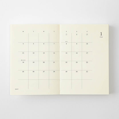 [PRE-ORDER] MD Notebook Diary 2027 - A7 - 2027 Dairies & Planners