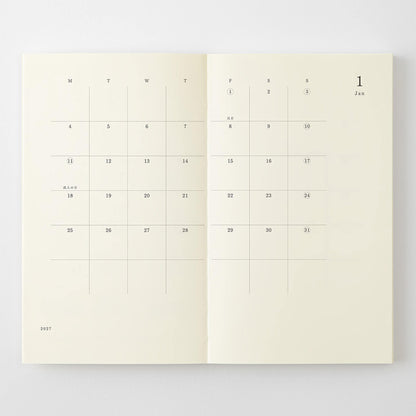 [PRE-ORDER] MD Notebook Diary 2027 - B6 Slim - 2027 Dairies & Planners