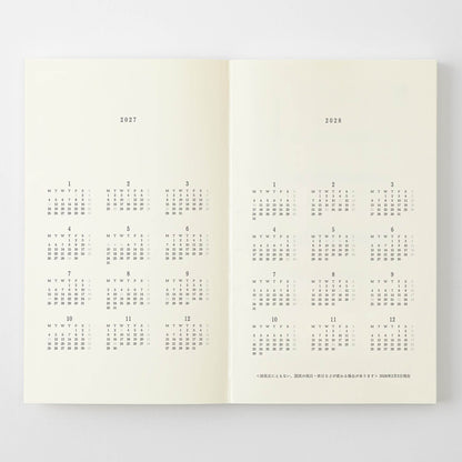 [PRE-ORDER] MD Notebook Diary 2027 - B6 Slim - 2027 Dairies & Planners