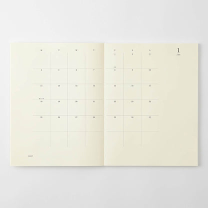 [PRE-ORDER] MD Notebook Diary Thin 2027 - A4 Variant - 2027 Dairies & Planners