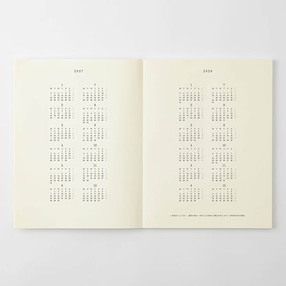 [PRE-ORDER] MD Notebook Diary Thin 2027 - A4 Variant - 2027 Dairies & Planners