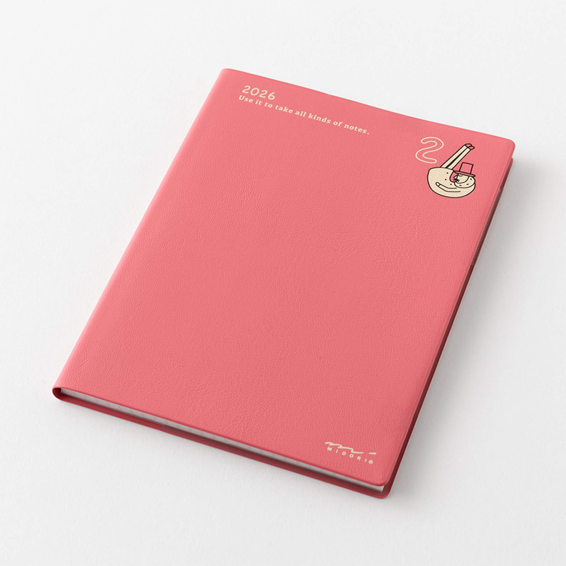 [PRE - ORDER] Midori 2026 Pocktet Diary - Ojisan Monthly Block & Ruled Memo - A6 - 2026 Diaries & Planners