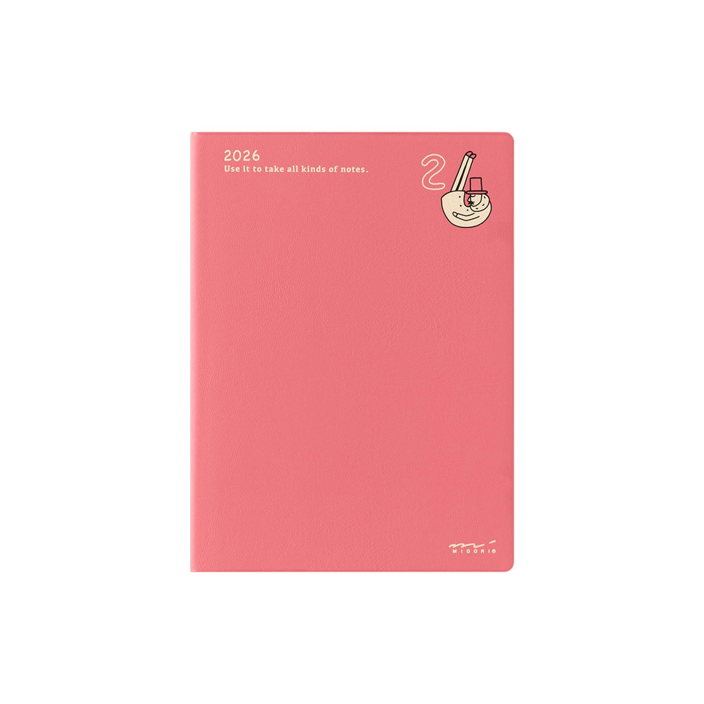 [PRE - ORDER] Midori 2026 Pocktet Diary - Ojisan Monthly Block & Ruled Memo - A6 - 2026 Diaries & Planners