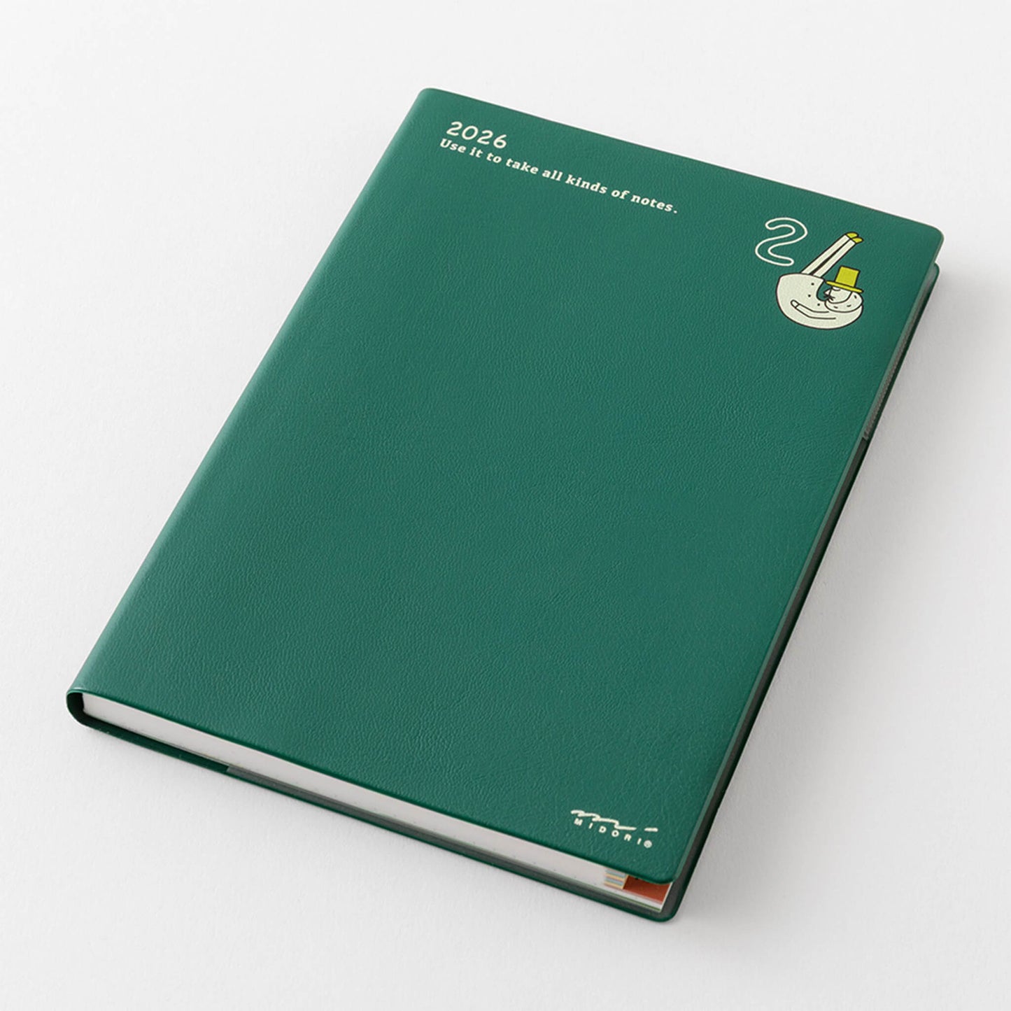 [PRE - ORDER] Midori 2026 Pocktet Diary - Ojisan Monthly Block & Weekly Planner - B6 - 2026 Diaries & Planners