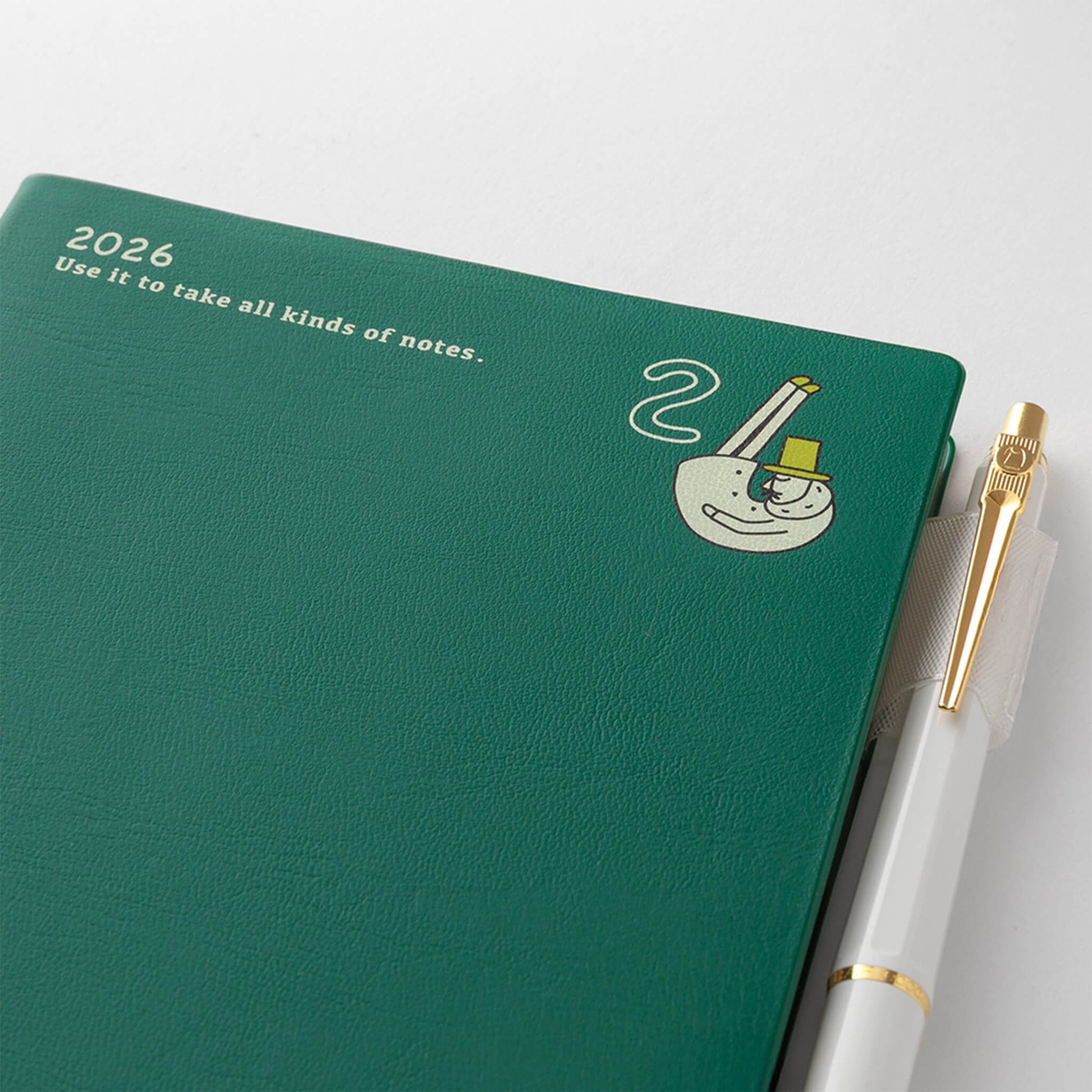 [PRE - ORDER] Midori 2026 Pocktet Diary - Ojisan Monthly Block & Weekly Planner - B6 - 2026 Diaries & Planners
