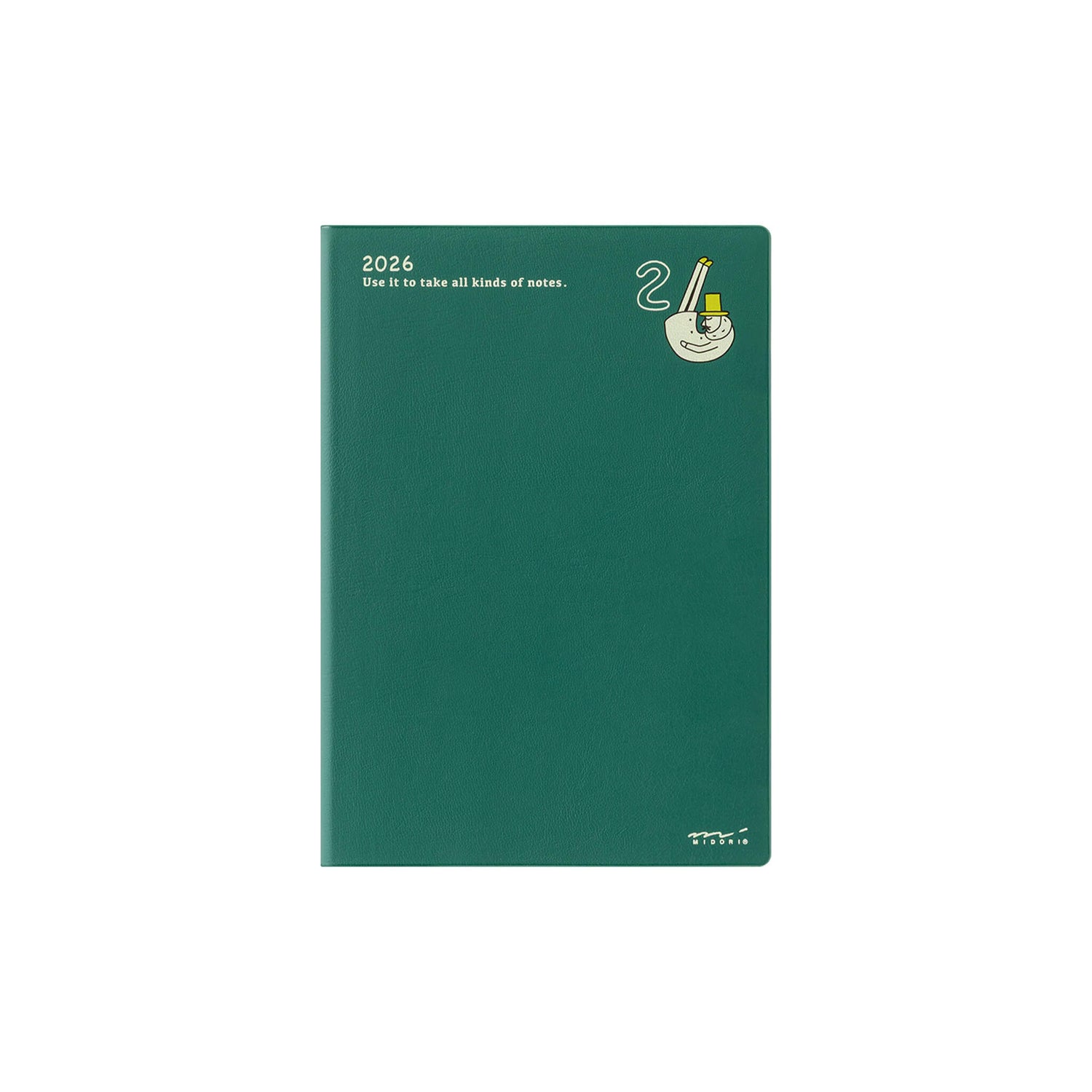 [PRE - ORDER] Midori 2026 Pocktet Diary - Ojisan Monthly Block & Weekly Planner - B6 - 2026 Diaries & Planners