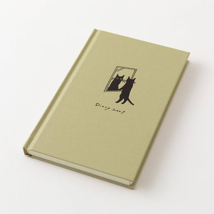 [PRE-ORDER] Midori Book Style Diary 2027 - Cat Beige [B6 Variant] - 2027 Planners & Diaries