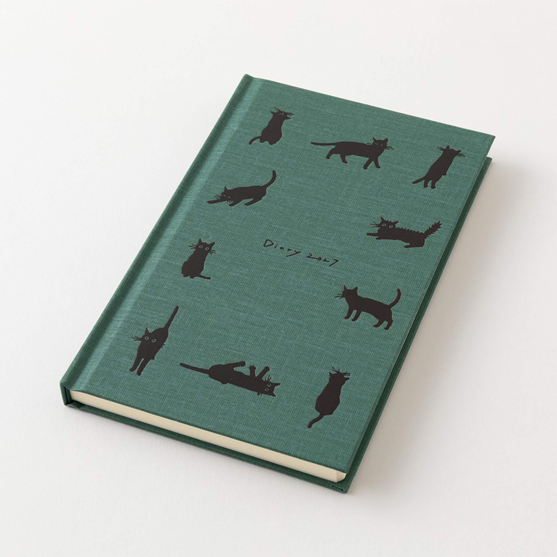 [PRE-ORDER] Midori Book Style Diary 2027 - Cat Green [B6 Variant] - 2027 Planners & Diaries