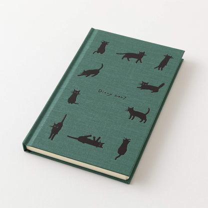 [PRE-ORDER] Midori Book Style Diary 2027 - Cat Green [B6 Variant] - 2027 Planners & Diaries