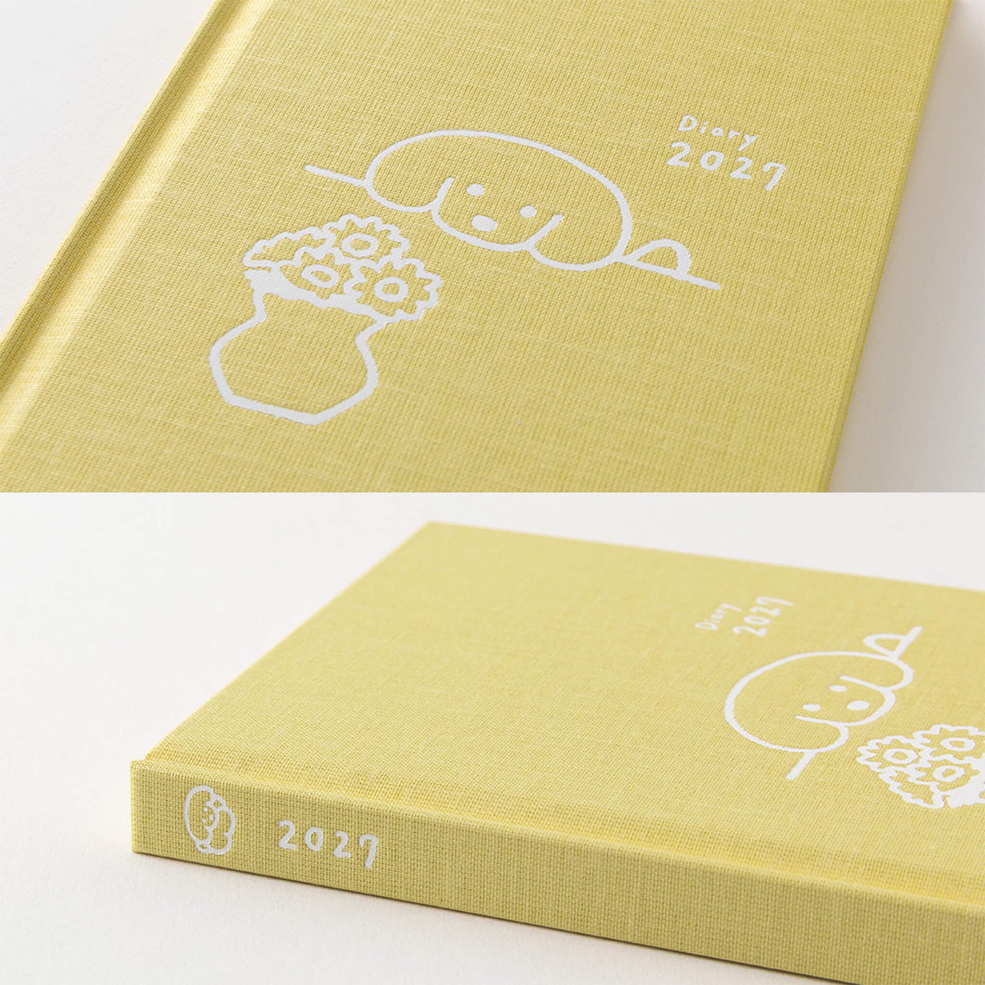 [PRE-ORDER] Midori Book Style Diary 2027 - Dog Yellow [B6 Variant] - 2027 Planners & Diaries