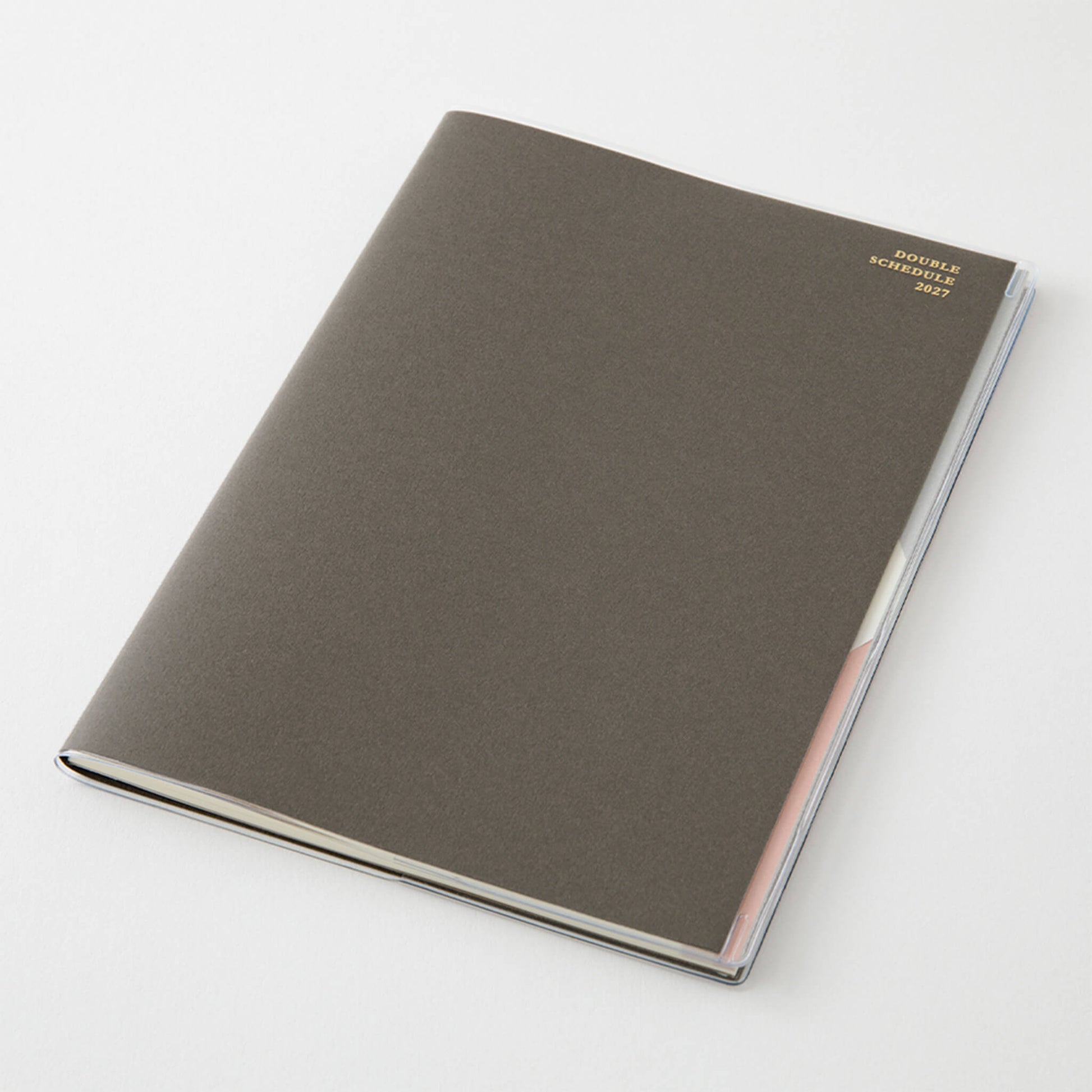 [PRE-ORDER] Midori Double Schedule Planner 2027 - Progress - Gray [B6] [Oct 2026 Start] - 2027 Planners & Diaries