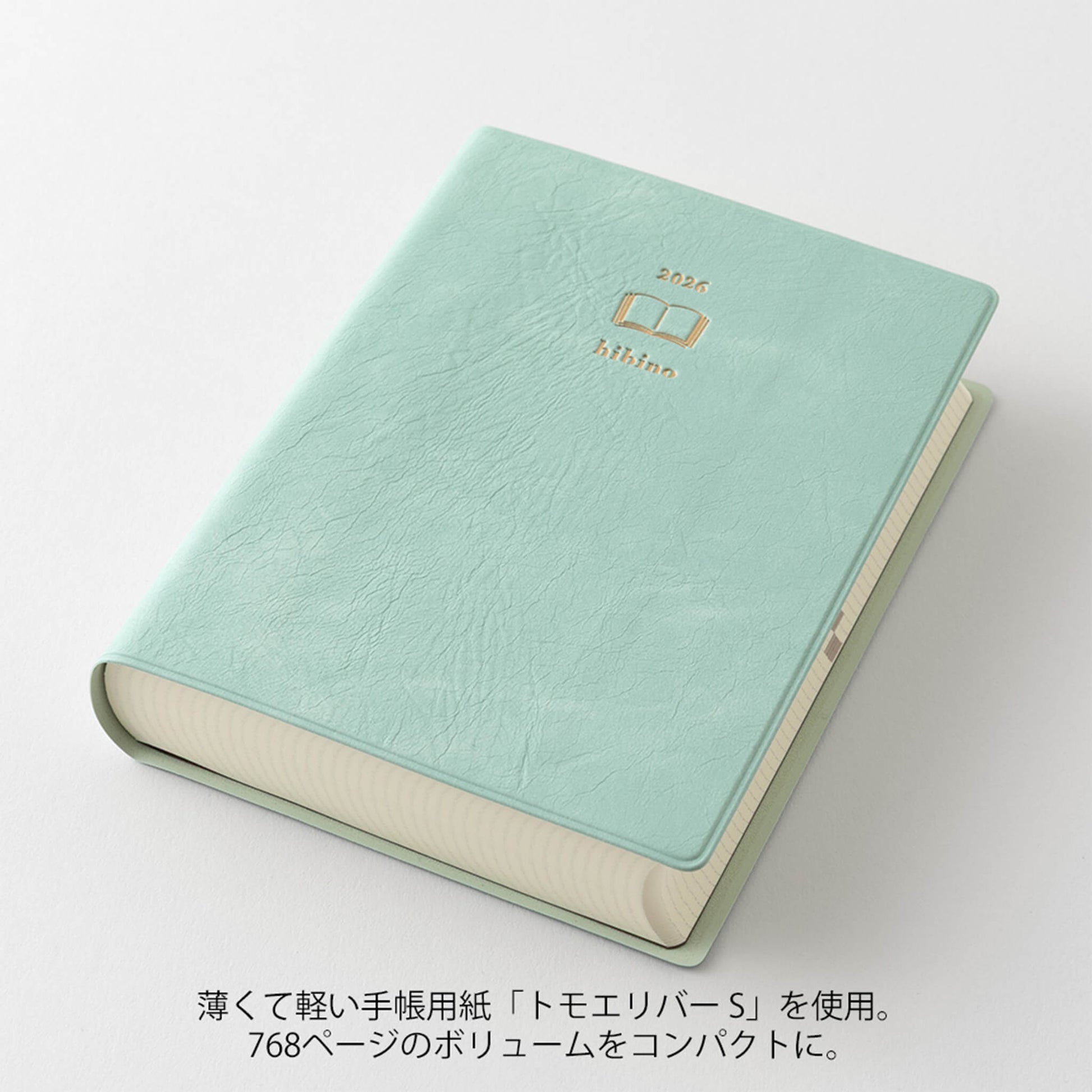 [PRE - ORDER] Midori Hibino 2026 Diary 2 - Page - Per - Day A6 Blue - green - 2026 Diaries & Planners