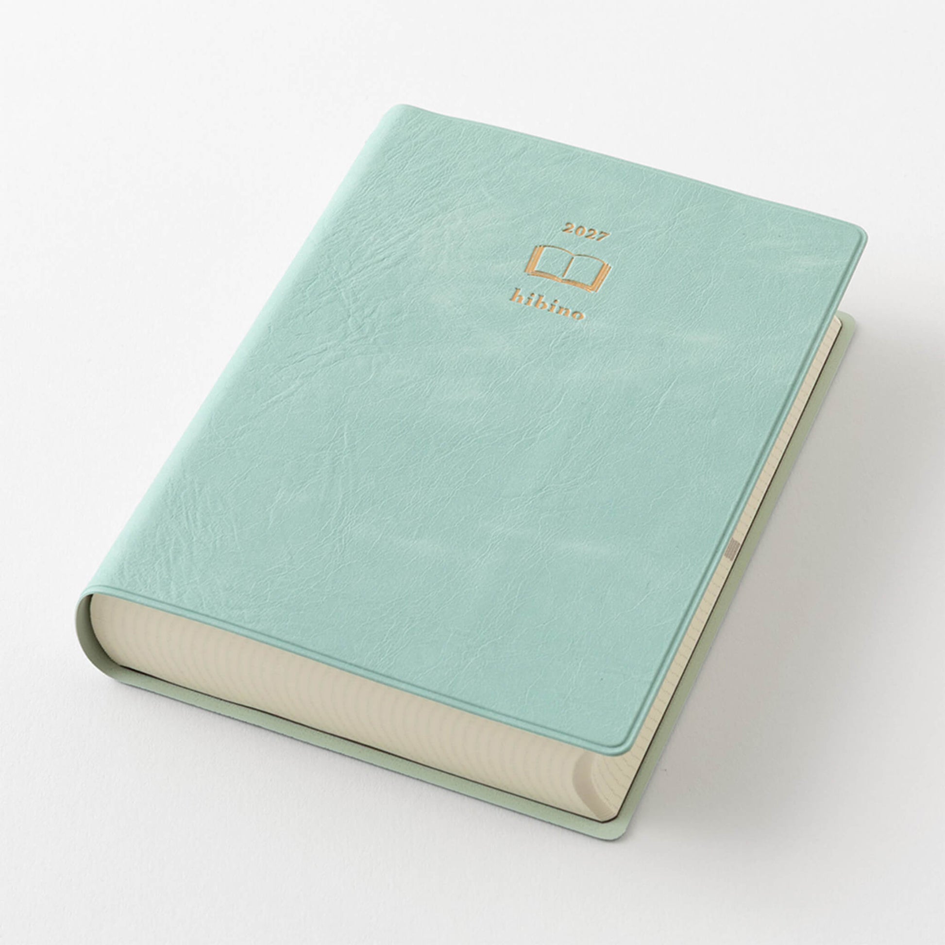 [PRE-ORDER] Midori hibino Diary 2027 2 Pages per Day - Blue Green [A6] - 2027 Planners & Diaries