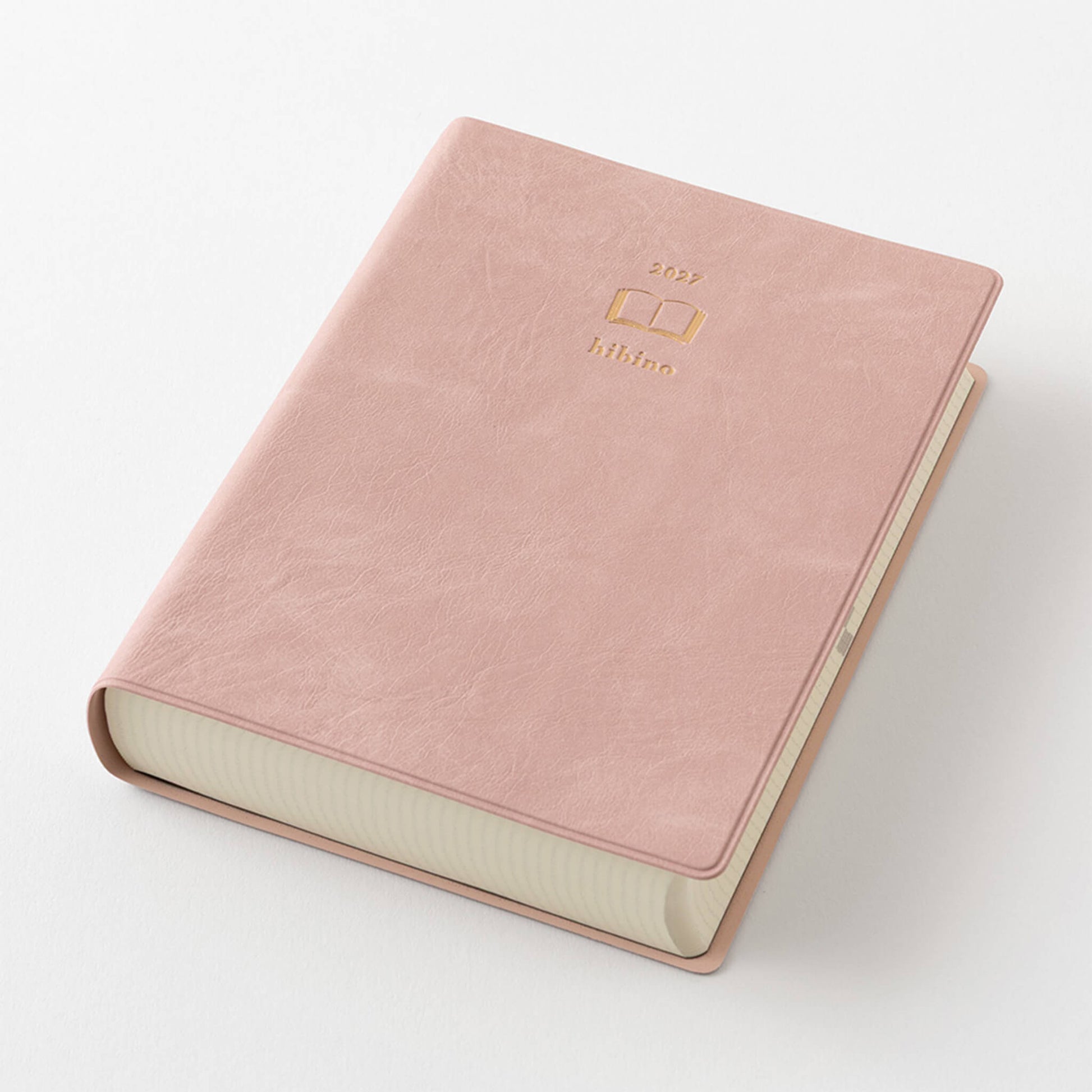 [PRE-ORDER] Midori hibino Diary 2027 2 Pages per Day - Pink [A6] - 2027 Planners & Diaries